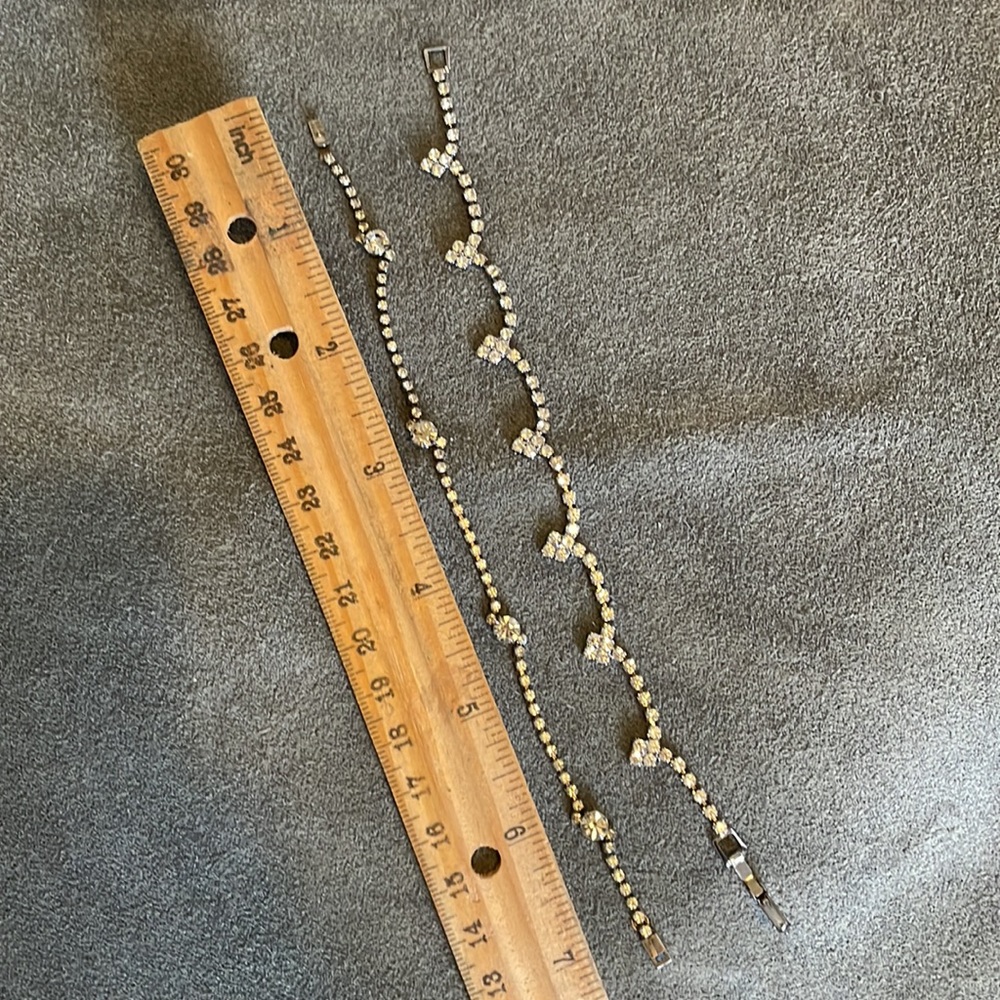 Vintage sparkly rhinestone bracelets - Picture 7 of 7
